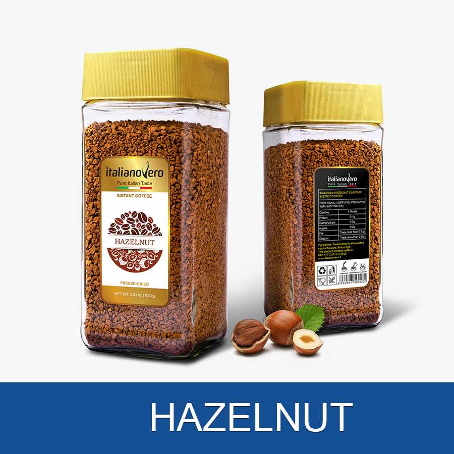 italianovero-HAZELNUT-Instant Coffee